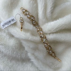 NWT Swarovski Fantasy Crystal Bracelet Jewelry 973741 with Extension